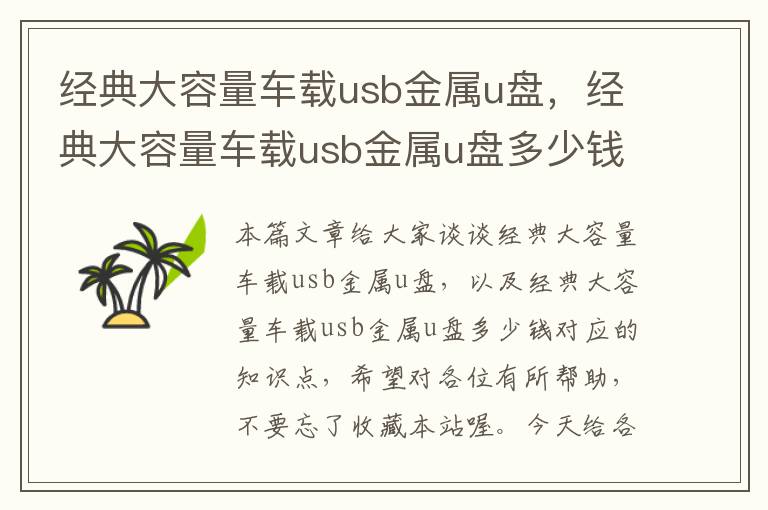 经典大容量车载usb金属u盘，经典大容量车载usb金属u盘多少钱